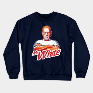 Mr. White on a dark tee Crewneck Sweatshirt